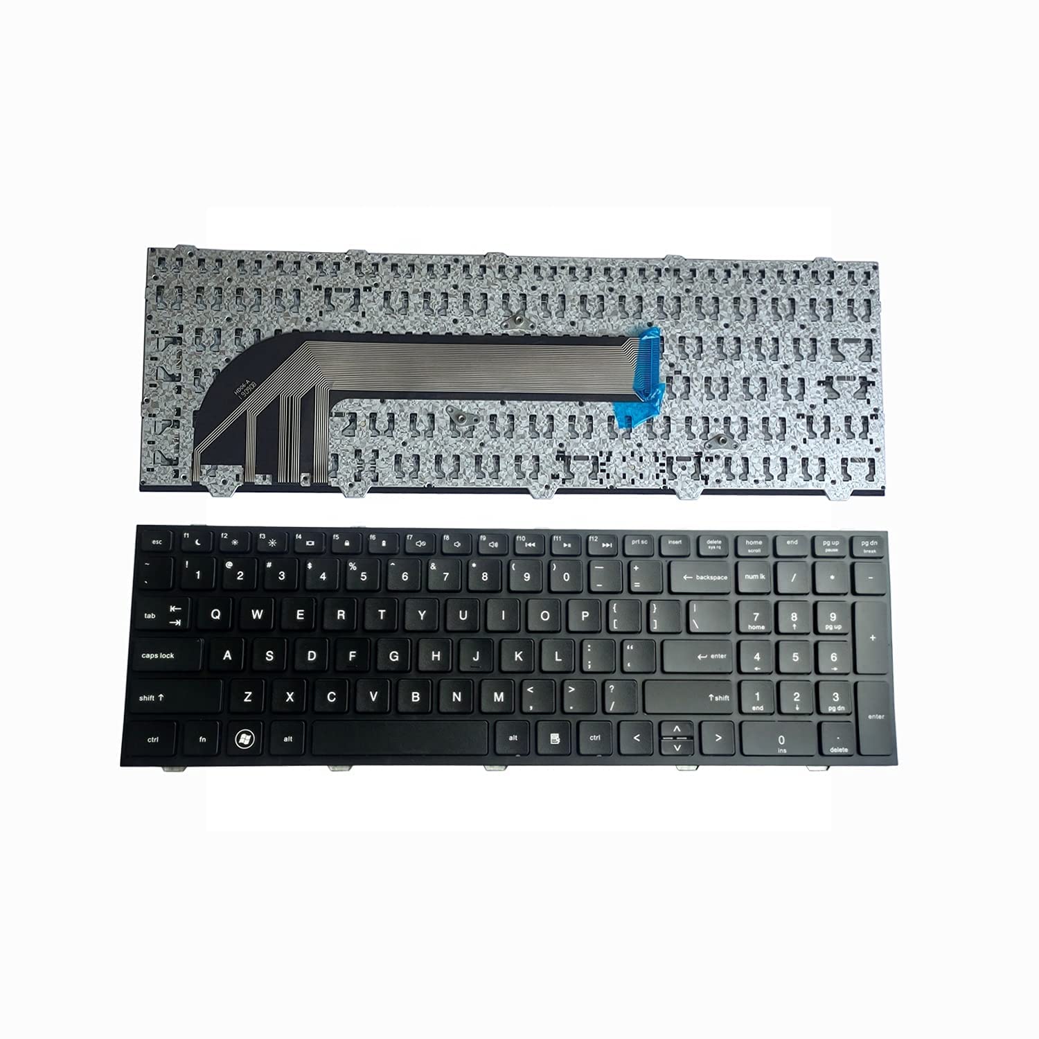 WISTAR Laptop Keyboard Compatible for HP Probook 4540 4540S 4545 4545S 639396-2261 701548-151 676504-001 701485-001 702237-001 90.4SJ07.01 9Z.N6MSW.101 MP-10M16LA-442 NSK-CC1SW